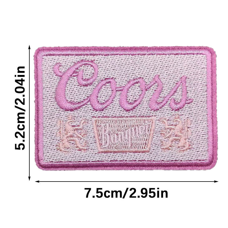 Wholesale Embroidered English letters embroidered hat decoration sticker